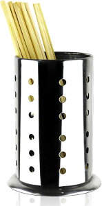 Crystal craft 箸立て 卓上 飲食店 カトラリースタンド 水切り 調理器具 収納 おしゃれ フォーク スプーン ステンレス製