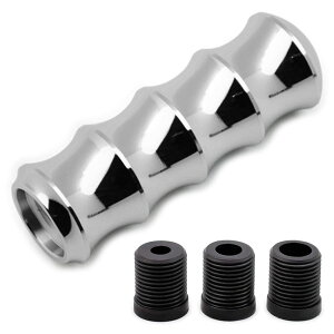 Meliore 汎用 合金 アルミ シフト ノブ レバー アダプター M8 M10 M12 3種 付き バンブー 型 延長 マニュアル MT オートマ AT カスタム ドレスアップ パーツ USDM JDM