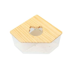 MAKUMINORS ハムスター トイレ砂 家 掃除しやすい ハウス クリア コーナー 床材 サークル 砂浴び 用品 砂場 遊び場