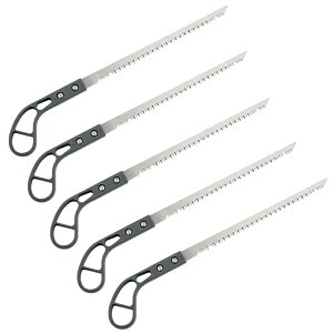 Sugarello 石膏ボードのこ 細形のこぎり 340mm 片刃のこぎり ガーデニング 剪定 小型万能ノコ ボードのこ 剪定のこ ミニ木工のこぎり 剪定用具 5本セット