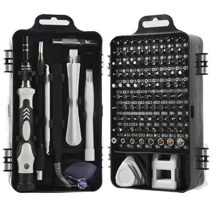 精密ドライバー セット 工具 キット 分解 修理 メンテナンス 特殊 磁気 便利 多機能 115P パソコン スマホ タブレット