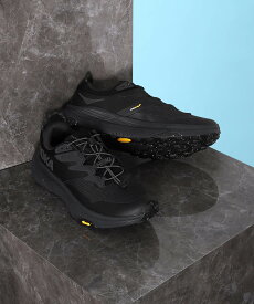 HOKA TRANSPORT GTX (1133957F-BLCKB)【ホカ トランスポート ゴアテックス】国内正規品 メンズ シューズ スニーカー フットウェア 靴 ストリート カジュアル リサイクル素材 Cordura Vibramソール GORE-TEX クイックレース アウトドア ブラック 26.5cm 29cm