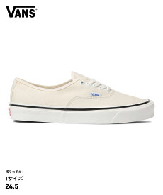 VANS AUTHENTIC 44 DX(VN0A38ENMR4)【ヴァンズ オーセンティック 44 DX】国内正規品 ユニセックス シューズ スニーカー フットウェア 靴 スケーター ヴィンテージライク 定番アイテム 合わせやすい ストリート カジュアル モノトーン ホワイト バンズ