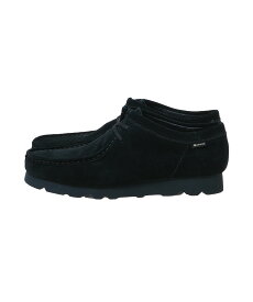 Clarks WallabeeGTX Black Sde(26149449)【クラークス ワラビー ゴアテックス スエード】国内正規品 メンズ シューズ ブーツ モカシン フットウェア 靴 ストリート カジュアル シンプル 定番アイテム オールシーズン 防水 撥水 高機能 ブラック 25~28cm