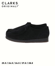 Clarks Wallabee Black Sde - (26155519)【クラークス ワラビーブラックスエード】国内正規品 メンズ シューズ モカシン アンクルブーツ フットウェア 靴 ストリート カジュアル シンプル 合わせやすい オールシーズン ローカット ブラック 25.5~28cm