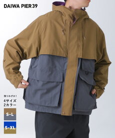 DAIWA PIER39 TECH LOGGER MOUNTAIN PARKA(BJ-24023)【ダイワピア39 テックロガーマウンテンパーカ】国内正規品 メンズ アウター フーディ アノラック パーカー ストリート カジュアル アウトドア シンプル 23SS 春夏