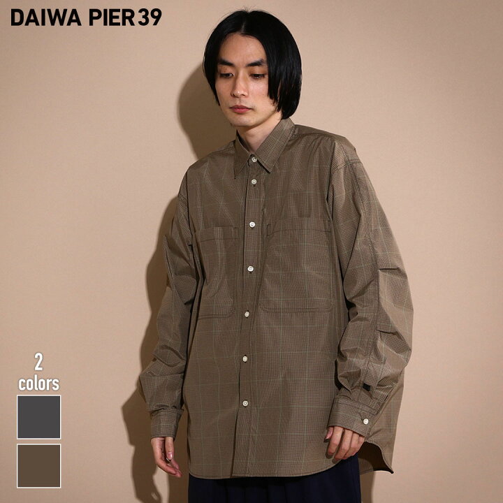 楽天市場 Daiwa Pier39 Tech Work Shirts L S Gun Club Plaid Be ダイワピア39 テックワークシャツ 正規品 メンズ トップス 長袖 シンプル カジュアル ストリート ファッション 新作 22ss 春夏 春コーデ 人気ブランド トレンド Figure