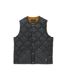 Eddie Bauer Black Tag Collection Down Light Insulated Vest(24SS-M008)【エディーバウアー ブラックタグコレクション ダウンライトインシュレーテッドベスト】国内正規品 メンズ アウター ジャケット ストリート カジュアル シンプル チャコールグレー L