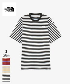 THE NORTH FACE S/S Multi Border Tee (NT32455)【ノースフェイス ショートスリーブマルチボーダーティー】国内正規品 メンズ Tシャツ 半袖 カジュアル シンプル ストリート スポーティー 紫外線カット ベージュ ブラック バーガンディー 24SS 春夏 新作