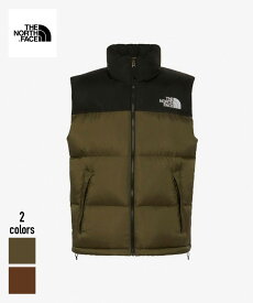 THE NORTH FACE Nuptse Vest(ND92338)【ザノースフェイス ヌプシベスト】国内正規品 メンズ アウター ダウン ジャケット カジュアル ストリート スポーティー アウトドア タウンユース 保温性 撥水加工 ナイロン 秋冬 S~XL ブラウン オリーブ