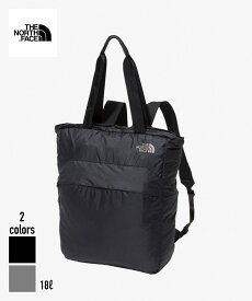 THE NORTH FACE Glam Tote (NM32359)【ノースフェイス グラムトート】国内正規品 バッグ カバン 2WAYタイプ リュック トートバッグ カジュアル シンプル ビジネスシーン 軽量 書類 PC収納 A4サイズ収納可能 リサイクルナイロン 18L ブラック パープル 24SP