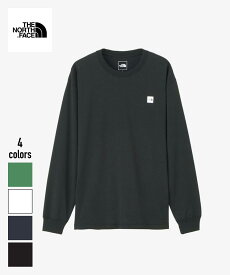 THE NORTH FACE L/S Small Box Logo Tee (NT32441)【ノースフェイス ロングスリーブスモールボックスロゴティー】国内正規品 メンズ トップス Tシャツ 長袖 ロンT カジュアル シンプル ストリート ブラック グリーン ネイビー ホワイト S/M/L/XL 24SP