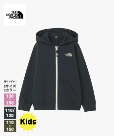 THE NORTH FACE Rearview FullZip Hoodie(NTJ62261)【ノースフェイス リアビューフルジップフーディ】正規品 キッズ 子ども用 育児 子育て トップス パーカー 厚手 暖かい 裏起毛 長袖 カジュアル ストリート 100~150 秋冬 23FW新作