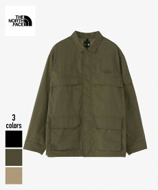 30％OFF THE NORTH FACE Geology Shirt(NR62360)【ノースフェイス ジオロジー シャツ】国内正規品 ユニセックス アウター JKT BDUジャケット カジュアル ストリート スポーティー シンプル ミリタリー 秋冬 ブラック ベージュ オリーブ S~XL 23FW