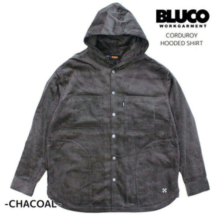 楽天市場】セール BLUCO ブルコ コーデュロイフードシャツ ワーク 