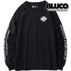 新作入荷 BLUCO ブルコ 長袖Tシャツ ロンT PRINT L/S TEE -WORKIN CLASS EYES- 長袖 Tシャツ BLUCO WORK GARMENT ブルコワークガーメント レターパックプラス・ネコポス発送