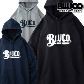 BLUCO ブルコ スウェットフーディ LIGHT PILE SWEAT HOODIE -OLD LOGO- 141-13-005 スウェットパーカー 春 裏毛 メンズ BLUCO GARMENT ブルコワークガーメント 送料無料