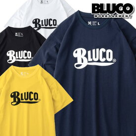 BLUCO ブルコ 半袖 Tシャツ PRINT TEE -LOGO- BLUCO WORK GARMENT ブルコワークガーメント ネコポス発送のみ送料無料