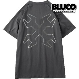 BLUCO ブルコ 半袖 Tシャツ PRINT TEE -CROSS WRENCH- BLUCO WORK GARMENT ブルコワークガーメント ネコポス発送のみ送料無料