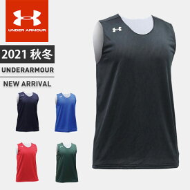 ☆ネコポス アンダーアーマー メンズ UA TS リバーシブル Tシャツ ノースリーブシャツ ルーズ バスケットボール トレーニング UNDER ARMOUR 1295519 あす楽 対応可