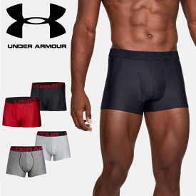 ☆アンダーアーマー クリアランス UNDER ARMOUR UA メンズ トレーニング テック 3インチ アンダーウェア 2枚セット 1358555 ボクサージョック ボクサーパンツ 下着 インナー アンダーウェア あす楽