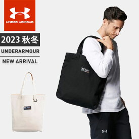 ☆アンダーアーマー メンズ レディース UA キャンバス トートバッグ 24.2L コットン100% バック カバン ユニセックス UNDER ARMOUR 1372789 あす楽