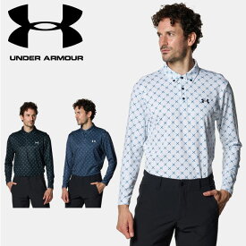 ☆ネコポス アンダーアーマー クリアランス UNDER ARMOUR メンズ ゴルフ UAプレイオフ デュース ロングスリーブ ポロ 1381280 あす楽 対応可