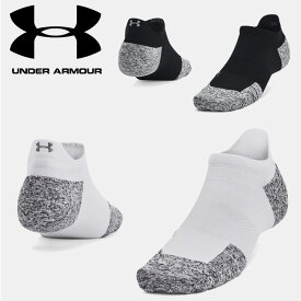 ☆ネコポス アンダーアーマー UNDER ARMOUR UA UAアーマードライ クッション ノーショー タブ ソックス ランニング UNISEX 1376075 あす楽 対応可