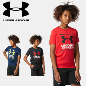 ☆【お買い物マラソン！最大10%OFFクーポン配布中】 アンダーアーマー UNDER ARMOUR キッズ ボーイズ トレーニング セットアップ UA テック ショートスリーブ Tシャツ＆ショーツセット 上下 1378275 あす楽