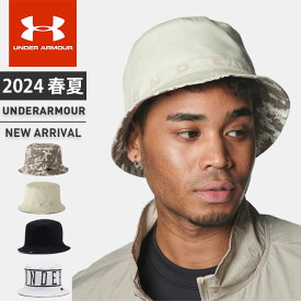 ☆アンダーアーマー メンズ レディース 帽子 ハット キャップ UA リバーシブル スポーツスタイル バケットハット コットン 定番 汗吸収 クール 59.5cm ゴルフ トレーニング カジュアル ユニセックス UNDER ARMOUR 1383442 あす楽