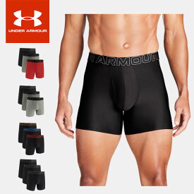 ☆【お買い物マラソン！最大10%OFFクーポン配布中】 アンダーアーマー ボクサーパンツ メンズ Mens UA Perf Tech 6in 3pk 1387414 UNDER ARMOUR あす楽