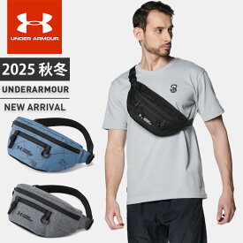 ☆【スーパーSALE お得なクーポン配布中♪】 アンダーアーマー メンズ レディース UA ボディバッグ バック ポーチ カバン ショルダーバッグ 調節可能 はっ水 トレーニング ジム カジュアル ライフスタイル 2.3L ユニセックス UNDER ARMOUR 1384758 あす楽 対応可