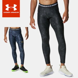 ☆ネコポス【お買い物マラソン お得なクーポン配布中♪】 アンダーアーマー UNDER ARMOUR ロングタイツ メンズ UA HEATGEAR CAMO LEGGINGS UA ヒートギア カモ レギンス 6007729