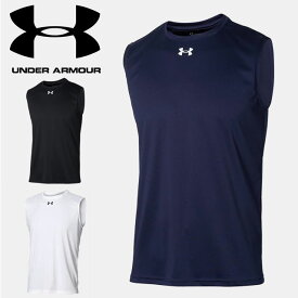 ☆ネコポス アンダーアーマー UNDER ARMOUR ノースリーブ アンダーシャツ UAチーム スリーブレス シャツ 1375589 インナーシャツ 吸汗速乾 アンダーシャツ
