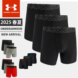 ☆アンダーアーマー クリアランス メンズ 下着 パンツ UA パフォーマンステック 6インチ アンダーウェア 3枚セット フィッティド 吸汗速乾 抗菌防臭 ストレッチ 通気性 軽量 通気性 快適 ゴルフ ランニング トレーニング ジム 野球 UNDER ARMOUR 1387414