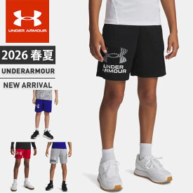 ☆ネコポス アンダーアーマー クリアランス ジュニア ハーフパンツ ショートパンツ UA テック ロゴ ショーツ ルーズ ビックロゴ ドローコード ポケット付 吸汗速乾 抗菌防臭 Tech 伸縮性 通学 クラブ 部活 トレーニング ボーイズ 男の子 UNDER ARMOUR 1383333