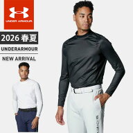 ☆ネコポス アンダーアーマー メンズ ゴルフ シャツ 長袖 ハイネック UA アイソチル フィッティド ロング…