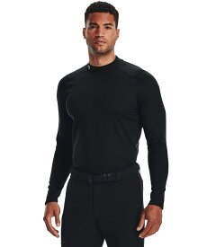 【40%OFF】【父の日】公式 アンダーアーマー UNDER ARMOUR UA メンズ ゴルフ ベースレイヤー インナー コールドギアインフラレッド ロングスリーブ モック シャツ 1366269 アンダーシャツ 長袖 トップス ゴルフウェア 防寒 吸汗速乾 撥水 紫外線カット 抗菌 防臭