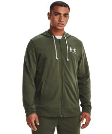 【40%OFF】公式 アンダーアーマー UNDER ARMOUR メンズ トレーニング パーカー UA ライバルテリー フルジップ フーディー スウェット 1370409 アウトドア スポーツ ジム 運動 部活 長袖 フード 吸汗 ドライ