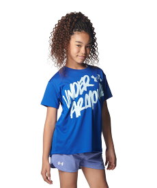 【40%OFF】公式 アンダーアーマー UNDER ARMOUR キッズ ガールズ トレーニング Tシャツ UA テック ショートスリーブTシャツ 〈ブランド〉 半袖 1378279 トップス カットソー ジュニア 子供服 ロゴ 吸汗速乾 抗菌 防臭 アウトドア 運動 部活 スポーツ ジム