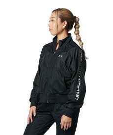 【40%OFF】公式 アンダーアーマー UNDER ARMOUR レディース トレーニング ジャージ UA トラック ジャージー ウーブン フルジップ ジャケット ウィメンズ 1378316 アウトドア スポーツ ジム 運動 部活 長袖 軽量 伸縮 ポケット 吸汗 ドライ