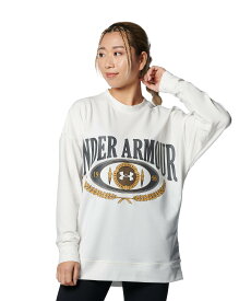 【母の日】【40%OFF】公式 アンダーアーマー UNDER ARMOUR レディース トレーニング トレーナー UA テリー オーバーサイズド クルー ウィメンズ 1378318 アウトドア スポーツ ジム 運動 部活 長袖 軽量 伸縮 ストレッチ 吸汗 ドライ