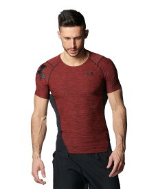 【40%OFF】公式 アンダーアーマー UNDER ARMOUR メンズ トレーニング ベースレイヤー UA ヒートギア ヒートギアアーマー ショートスリーブシャツ〈ノベルティ〉 アンダーシャツ インナー 半袖 1378351 ロゴ 吸汗速乾 抗菌 防臭 通気性 アウトドア スポーツ ジム 運動 部活