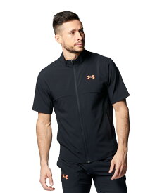 【40%OFF】公式 アンダーアーマー UNDER ARMOUR メンズ トレーニング UA フレッシュウーブン ショートスリーブ フルジップ ジャケット 1378372 アウトドア スポーツ ジム 運動 部活 半袖 軽量 保温 通気性 ベンチレーション ポケット