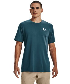 【40%OFF】公式 アンダーアーマー UNDER ARMOUR メンズ トレーニング Tシャツ UA ヘビーウェイト ショートスリーブTシャツ 〈エンブロイダリーロゴ〉 半袖 1373997 トップス カットソー ロゴ ワンポイント 吸汗速乾 軽量 アウトドア 運動 部活 スポーツ ジム