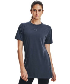 【50%OFF】公式 アンダーアーマー UNDER ARMOUR レディース トレーニング Tシャツ UA コットン ショートスリーブドレス 半袖ウィメンズ1376745 半袖Tシャツ 丈長め 吸汗速乾 綿混 トレーニングウェア スポーツウェア アウトドア フィットネス ジム ウェア