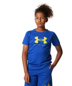 【30%OFF】公式 アンダーアーマー UNDER ARMOUR キッズ ボーイズ バスケットボール Tシャツ UA テック ショートスリーブTシャツ 〈ビッグロゴ〉 半袖 バスケ 1378337 ジュニア 子供用 子供服 半袖Tシャツ 吸汗速乾 抗菌防臭 バスケウェア スポーツ アウトドア 運動 部活