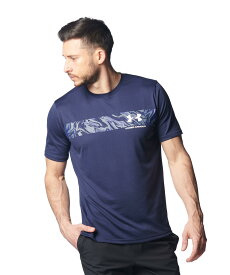 【30%OFF】公式 アンダーアーマー UNDER ARMOUR メンズ トレーニング Tシャツ UA テック ショートスリーブTシャツ 〈グラフィック〉 半袖1378363 アウトドア スポーツ ジム 運動 部活 テック 吸汗 速乾 伸縮性 ドライ 抗菌 防臭