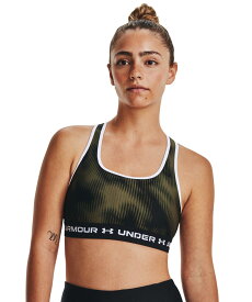 【50%OFF】公式 アンダーアーマー UNDER ARMOUR ウィメンズ トレーニング スポーツブラ UAクロスバック プリントブラ ミディアムサポート スポブラ 下着 ウィメンズ 1361042 アウトドア スポーツ ジム 運動 部活 通気性 速乾 伸縮 取り外し可能 カップ 軽量