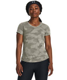 【30%OFF】公式 アンダーアーマー UNDER ARMOUR ウィメンズ ランニング Tシャツ UAストリーカー スピード カモ ショートスリーブTシャツ 半袖 ウィメンズ 1379356 アウトドア スポーツ ジム 運動 部活 レディース メッシュ リフレクト 吸汗